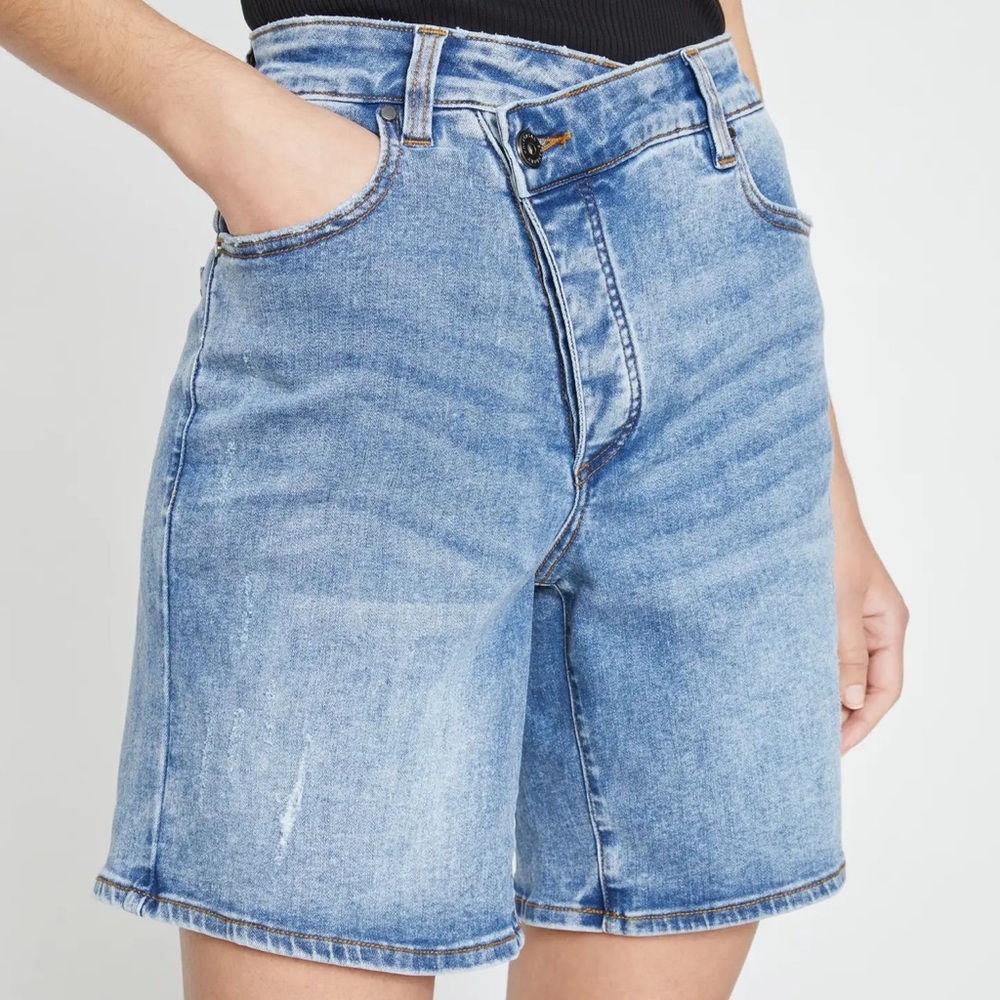 Universal Standard Blue Jean Shorts